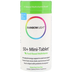 Мультивітамін Rainbow Light 50+ Харчові Мультівітаміни для дорослих, Food-Based Multivit (RLT-11342) зображення 1