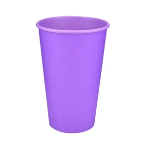 Стакани одноразові Buroclean LAVANDA CUP паперові 500 мл 50 шт (1080054) зображення 1