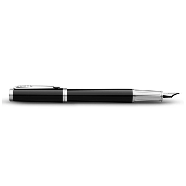 Ручка пір'яна Parker INGENUITY Black Lacquer CT FP F (60 111) - изображение 4