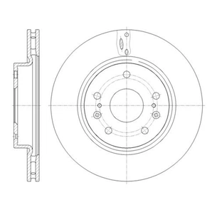 Гальмівний диск REMSA 61665.10 зображення 1