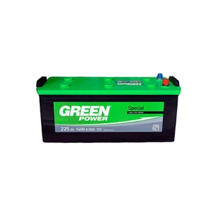 Акумулятор автомобільний GREEN POWER Standart 225Ah бокова(+/-) (1400EN) (22366) зображення 1