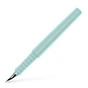 Ручка перьевая Faber-Castell POLY Fountain Pen Caribic Blue, цвет бирюзовый, перо М (0,7 мм) (32956) - уменьшенное изображение 1