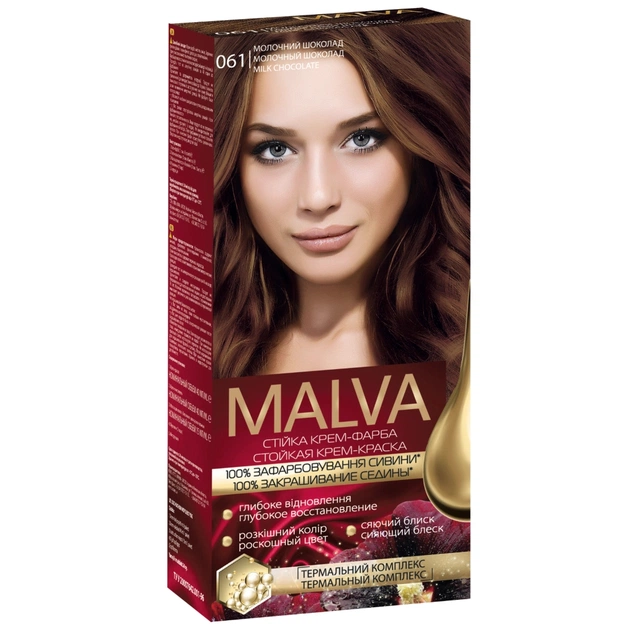 Краска для волос Acme Color Malva Color Revive Стойкая 061 – Молочный шоколад (4823115502926) - изображение 1