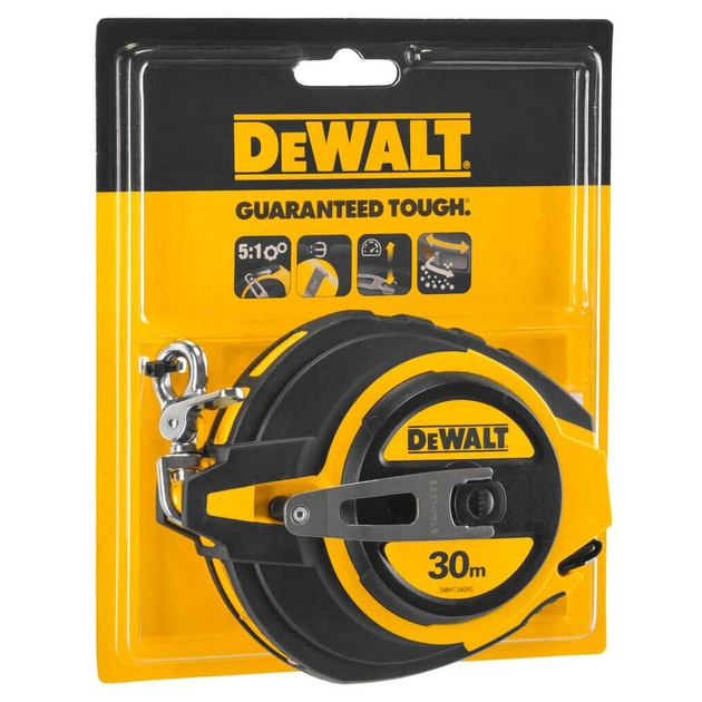 Рулетка DeWALT STEEL, 30 м х 10 мм, гумовий литий корпус (DWHT0-34093) - picture 3