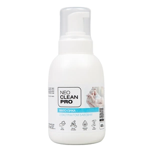 Мило-пінка Biossot NeoCleanPro з екстрактом бавовни помпа 400 мл (4820255110431) зображення 1