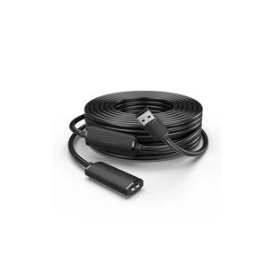Дата кабель USB 2.0 AM/AF 15.0m Active black Vention (CBKBN) зображення 1