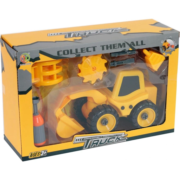 Конструктор Kaile Toys трактор розкладна модель з викруткою (KL716-3) - зображення 1