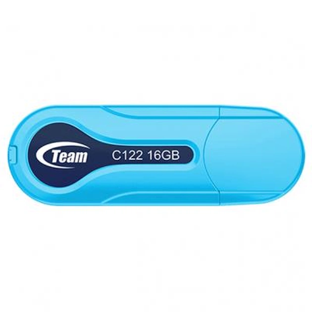 USB флеш накопичувач Team 16Gb C122 Blue USB 2.0 (TC12216GL01) - изображение 1