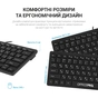 Клавіатура OfficePro SK240 USB Black - зменшене зображення 5