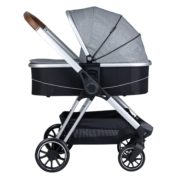 Коляска FreeON 3 в 1 Fantasy Grey-Black (44565) - зображення 1