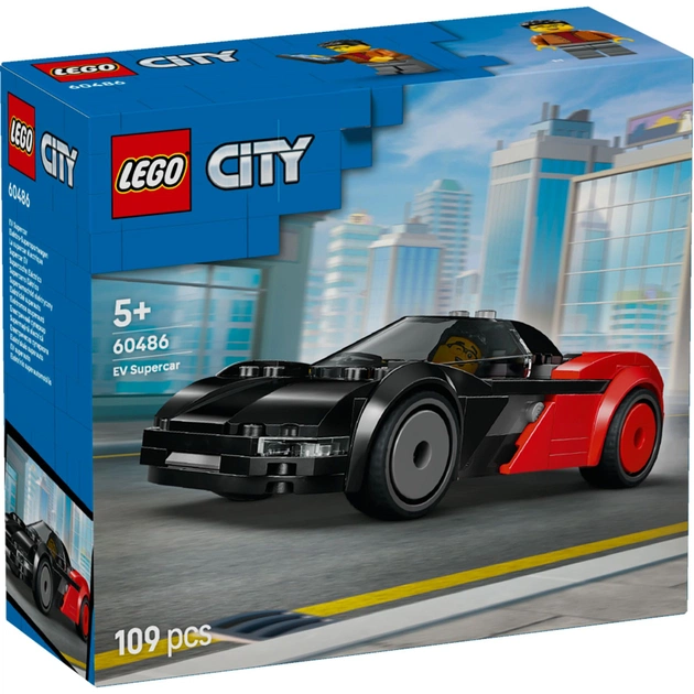 Конструктор LEGO City Электрический суперкар (60486) - изображение 1