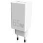 Зарядний пристрій Sigma 2xUSB-C PD65W + 1xUSB QC3.0 GaN X-power PS65-01 white (4827798637715) - зменшене зображення 6