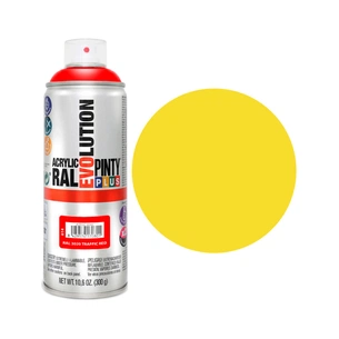 Фарба-аерозоль Pintyplus на водній основі Evolution Ral 1021 Жовта 400 мл (8429576170207) зображення 1