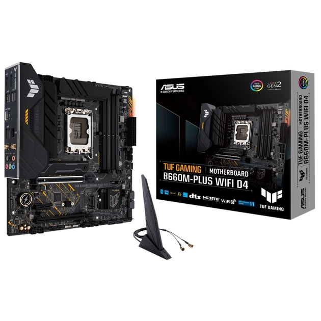 Материнська плата ASUS TUF GAMING B660M-PLUS WIFI D4 - зображення 1