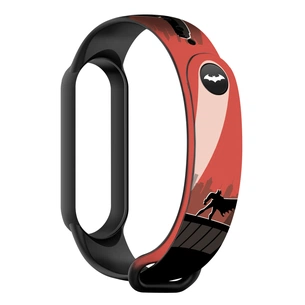 Ремінець до фітнес браслета Armorstandart Superhero для Xiaomi Mi Band 7/6/5 Bat siluet Black (ARM59264) зображення 1