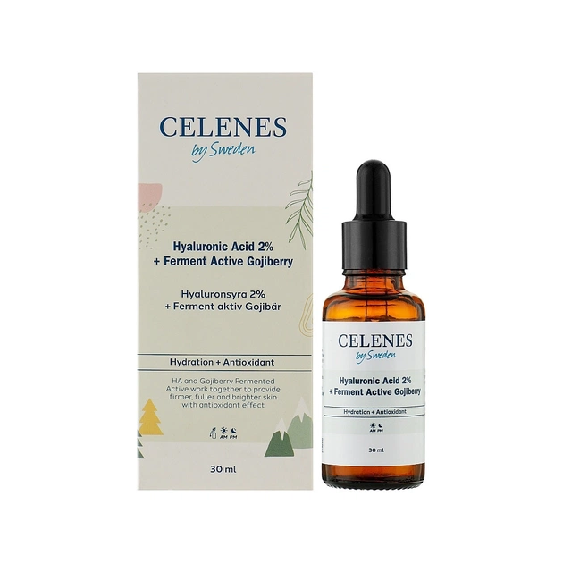 Сироватка для обличчя Celenes Hyaluronic Acid 2% Зволожувальна з гіалуроновою кислотою 30 мл (7350104249441) - picture 2