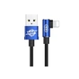 Дата кабель USB 2.0 AM to Lightning 1.0m 2A MVP Elbow Blue Baseus (CALMVP-03) - уменьшенное изображение 1