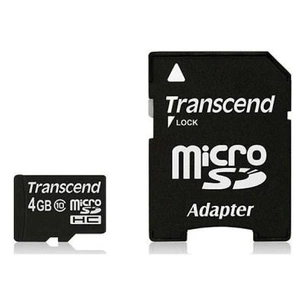 Карта пам'яті Transcend 4Gb microSDHC class 10 (TS4GUSDHC10) зображення 1