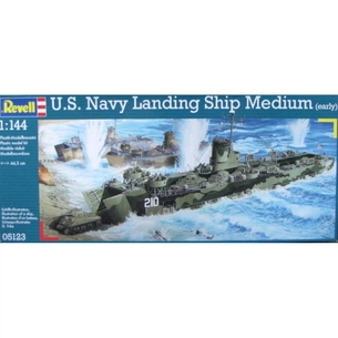 Збірна модель Revell Десантний корабль U.S. Navy Landing Ship Medium 1:144 (5123) зображення 1