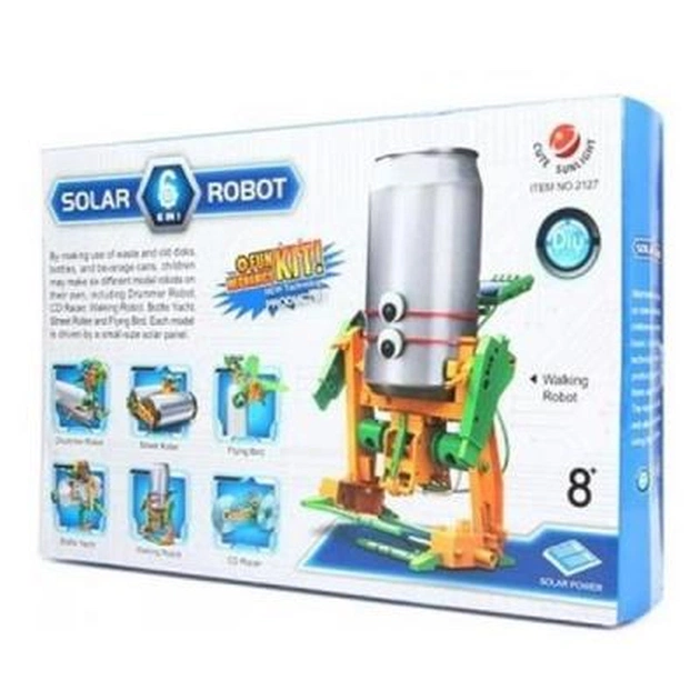 Конструктор Same Toy Робот-конструктор Экобот 6 в 1 на солнечной батарее (2127UT) - зображення 1