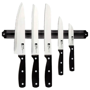 Набір ножів MasterPro Gourmet Pepe з магнітним тримачем (BGMP-4330) зображення 1