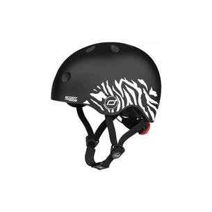 Шолом Scoot&Ride 45-51см , зебра, з ліхтариком (SR-181206-ZEBRA) зображення 1