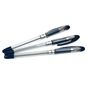 Ручка масляна Buromax MaxOFFICE, 0,7 мм, гум. грип, пласт. корпус, сині чорнила (BM.8352-01) - зменшене зображення 2