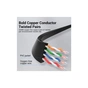 Патч-корд 2м, UTP cat 6 RJ-45 flat black Vention (IBJBH) - уменьшенное изображение 2
