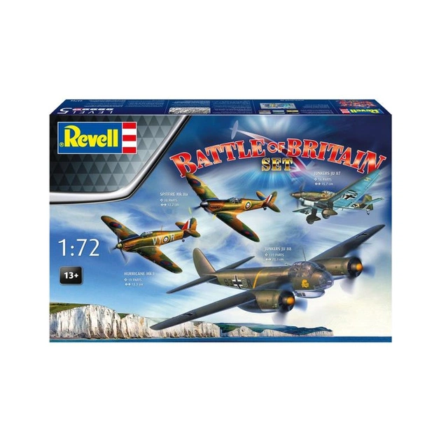 Збірна модель Revell На честь 85-річчя Битви за Британію 4 літаки, рівень 5, 1:72 (RVL-03766) - picture 2