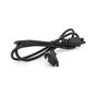 Кабель живлення C5 1.2m 0.5mm black Voltronic (PC-184/2 CEE7/16-C5-1.2M/42609) - зменшене зображення 1