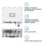 Сонячний інвертор Deye SUN-110K-G03 110KW 6 MPPT Wi-Fi 220/380V, 3ф (SUN-110K-G03) - зменшене зображення 9