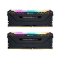 Модуль пам'яті для комп'ютера DDR4 32GB (2x16GB) 3200 MHz Vengeance RGB Pro Black Corsair (CMW32GX4M2E3200C16) - уменьшенное изображение 1