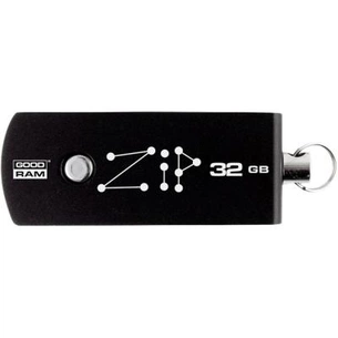USB флеш накопичувач Goodram 32GB Zip Black USB 2.0 (PD32GH2GRZIKR9) зображення 1