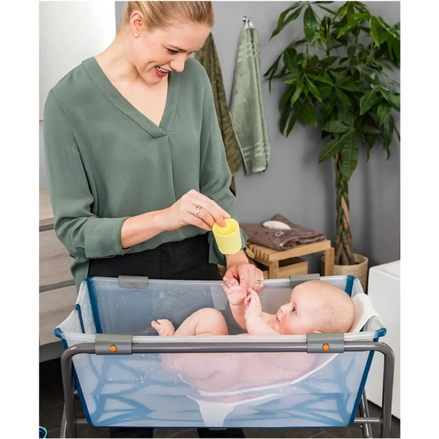 Ванночка Stokke Flexi Bath Складна та адаптер Синя (531504) - зображення 7