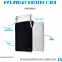 Чохол до ноутбука HP 15.6" Reversible Protective Blk/Slv Sleeve (2F2K5AA) - зменшене зображення 6