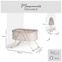Ліжечко Hauck Dreamer Multi Dots Sand (60892-0) - зменшене зображення 5