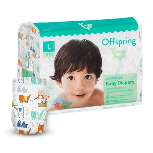 Підгузки Offspring Cat Розмір L 9-13 кг 36 шт (DP-OI-FAT-L36P-MTC) зображення 1