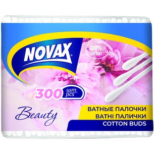 Ватні палички Novax 300 шт. (4751023298856) зображення 1