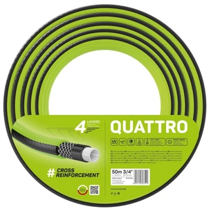 Шланг для поливу Cellfast QUATTRO, 3/4', 50м, 4 шари, до 20 Бар, -10…+50°C (10-073) изображение 1
