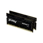 Модуль пам'яті для ноутбука SoDIMM DDR4 16GB (2x8GB) 2666 MHz Fury Impact Kingston Fury (ex.HyperX) (KF426S15IBK2/16) - зменшене зображення 1
