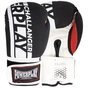 Боксерські рукавички PowerPlay 3086 Matt Challenger Чорно-Білі 16 унцій (PP_3086_16oz_Bl/White) - зменшене зображення 1