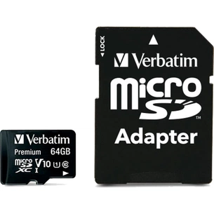 Карта пам'яті Verbatim 64GB microSDXC class 10 UHS-I PRO+ (MDAVR-92/G) зображення 1