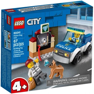 Конструктор LEGO City Police Поліцейській загін із собакою 67 деталей (60241) зображення 1