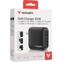 Зарядний пристрій Verbatim MiniGaN 165 W 4 ports (3xUSB-C/1xUSB-A) (32216) - зменшене зображення 4