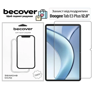 Скло захисне BeCover Doogee Tab E3 Plus 12.0 (713714) зображення 1