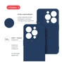 Чохол до мобільного телефона Intaleo SoftShell Apple iPhone 16 Pro Blue (1283126609275) - зменшене зображення 5