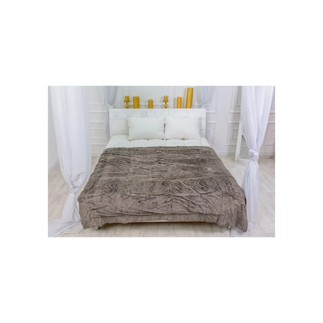 Плед MirSon 1001 Damask Graphite 180x200 (2200003051094) - зображення 1