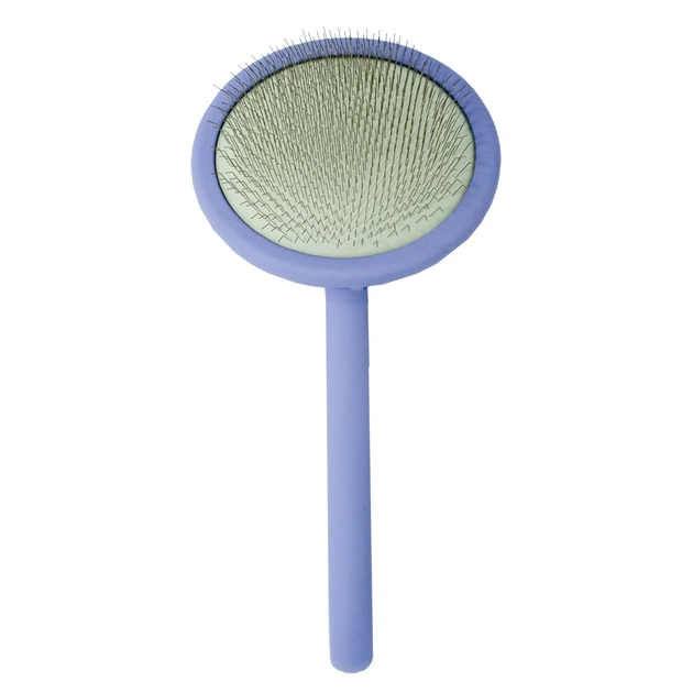 Гребінець для тварин Tauro Pro Line круглий M, зубці 11 мм purple (TPLB63542) - picture 2