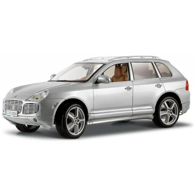 Машина Maisto Porsche Cayenne Exclusive Turbo (1:18) серебристы (31113 silver) - изображение 1