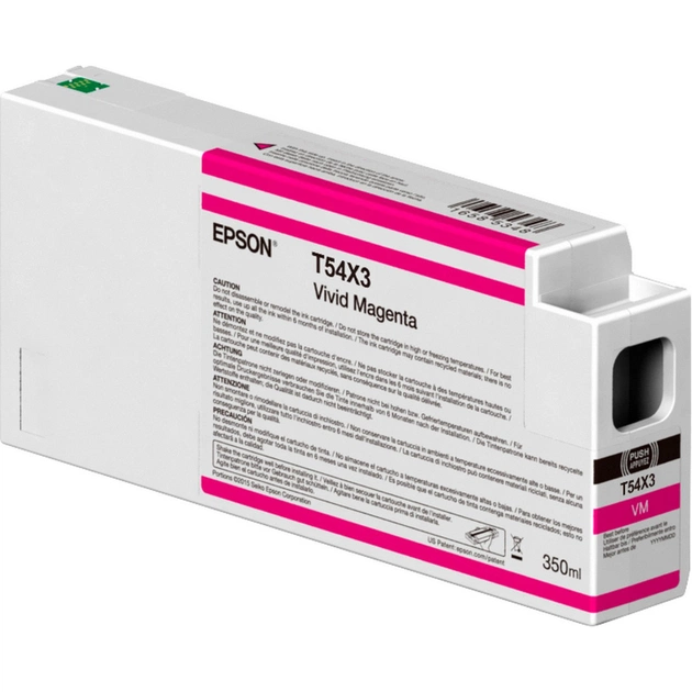 Картридж Epson SureColor SC-P6000/P7000/P8000/P9000 Vivid Magenta 350мл C13T824300/C13T54X300 (C13T54X30N) - изображение 1